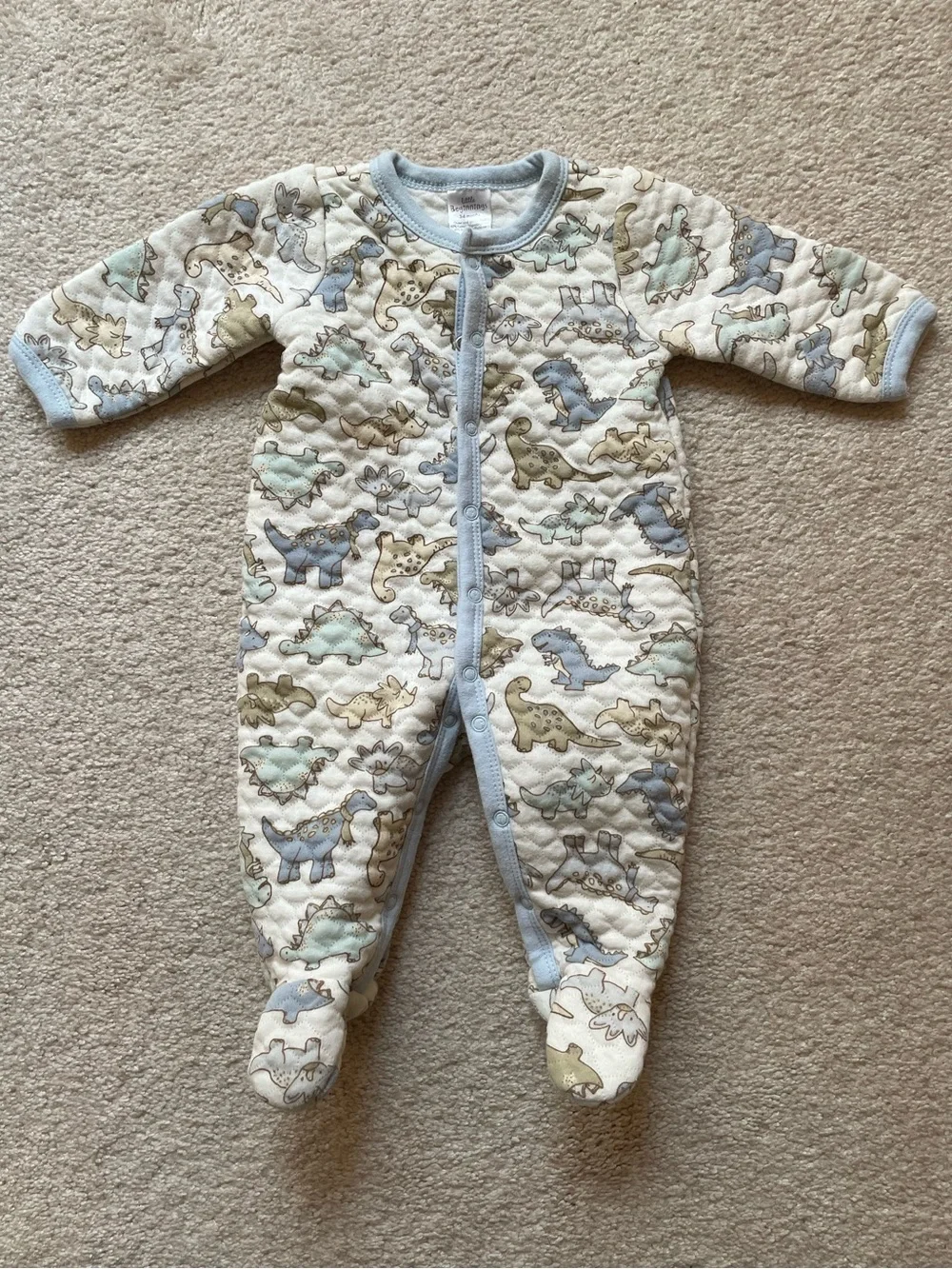 Baby Quilted Footed Pajama